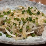 地鶏の里 永楽荘 - 小肉ネギまみれ
