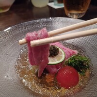 西麻布 肉粋やまもと - 肉そうめん