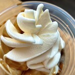 ミルクト - カフェオレソフト¥550　美味い。提供遅め。