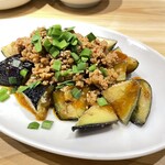 餃子食堂マルケン - 台湾ミンチ茄子605円