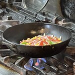 パプリカ - 炒めて