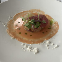 RESTAURANT DAZZLE - スイカのソースでさっぱり