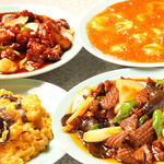 中国料理 辰善 - 料理写真:人気メニュー4品