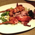 くろさわ東京菜 - 14.3月（夜）　ウズラの丸揚げ