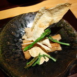 神保町 傳 - 煮穴子蒸しと焼き湯葉