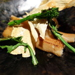 神保町 傳 - 煮穴子蒸しと焼き湯葉