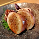 麺家 たけ田 - 白イカのいか飯アップ