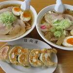 青竹手打ラーメン 日向屋 - 我が家のラインナップ