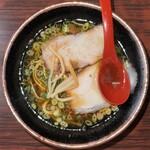 尾道ラーメンほんてん - 焦がし背脂醤油ラーメン　800円