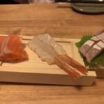 うみからそらへ - ６種刺身盛合せ　近景（別カット）