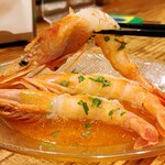 大衆バル サカタビ - ぷりぷり大エビのピリ辛マリネ