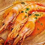 大衆バル サカタビ - ぷりぷり大エビのピリ辛マリネ