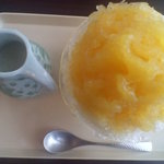 埜庵 - 鎌倉かき氷埜庵 ミルク杏仁マンゴー