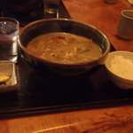 雄徳庵 - カレーうどん　ご飯付