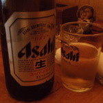 雄徳庵 - 瓶ビール（アサヒ）