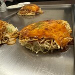 お好み焼き 鉄板焼 えんまる - 肉玉そば　850円