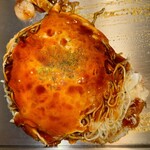 お好み焼き 鉄板焼 えんまる - 肉玉そば　850円