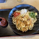 得得 - かき揚げぶっかけの冷①