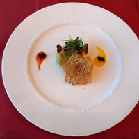 ホテルオークラレストラン新宿 ワイン＆ダイニング デューク - 1　まぐろとソデ烏賊のタルタル　キャビア添え