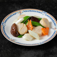 帆立貝柱と色々野菜炒め