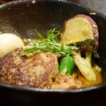 スープカリー 奥芝商店  駅前創成寺 - ハンバーグカレー