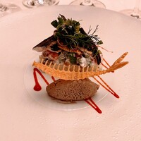 フランス料理 榛名 - 鮎のサラダニース風