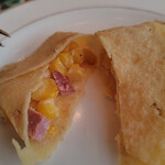 シェ大見山 - トウモロコシと鴨肉のクレープ