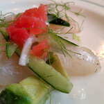 シェ大見山 - スズキのカルパッチョ