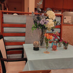 シェ大見山 - ダイニングの花