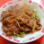 九州ラーメン 銀嶺 - 豚生姜焼