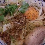 らーめん 陸 - 新作の「まぜそば」