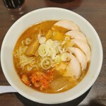 超多加水純手打ち麺 仁しむら - キムチがいい