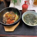 焼肉 精香苑 - 石焼ビビンバ