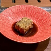 肉料理 KOJIRO - 和牛と根菜の牛カツ 自家製デミグラスソース
