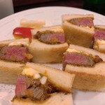 グリルフレンチ - 牛カツサンド