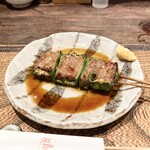 鳥茂 - ピーマン肉詰め