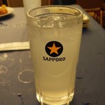 福山ニューキャッスルホテル ビアホール - レモンチューハイ (2024.07.14)