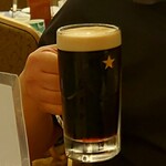 福山ニューキャッスルホテル ビアホール - 我が友人「ビール」を片手に笑顔 (2024.07.14)