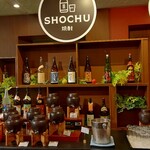 福山ニューキャッスルホテル ビアホール - 焼酎コーナー (2024.07.14)