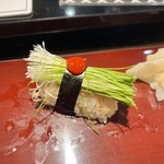 築地 男前鮓 - 芽ねぎ