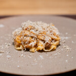 ARMONICO - 山形三元豚ほほ肉のラグーと茸のストランゴッチ　サマートリュフ