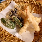 なかや 桑風庵 - 天ぷら二人前