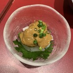 日本酒と蕎麦　中野いざ宵 - エビ味噌