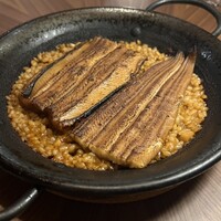上六ワイン - 穴子のパエリア