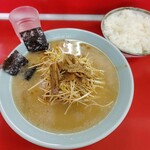 グッドモーニング ラーメンショップ - ネギチャーシューメン1000円 ライス150円