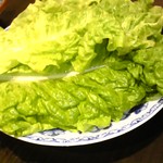 焼肉 まる屋 - サンチュ（チシャ）