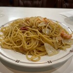 エンドレス - 塩スパ（大盛り）。標高不足で腹６分目。