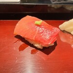 築地 男前鮓 - 男前中トロ