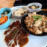 GOHAN-YA あたしんち - 大盛り麻婆豆腐定食 1,500円(税込)。