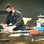 鉄板焼 Baknos - 「美浜寿し」の大将